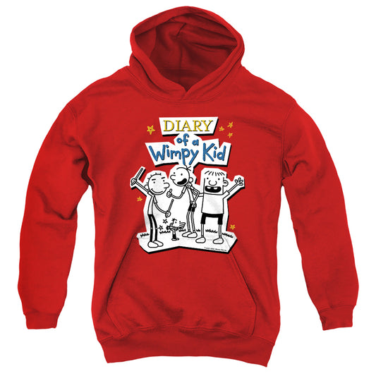 DIARY OF A WIMPY KID : WIMPY KID GROUP YOUTH PULL OVER HOODIE Athletic Heather LG