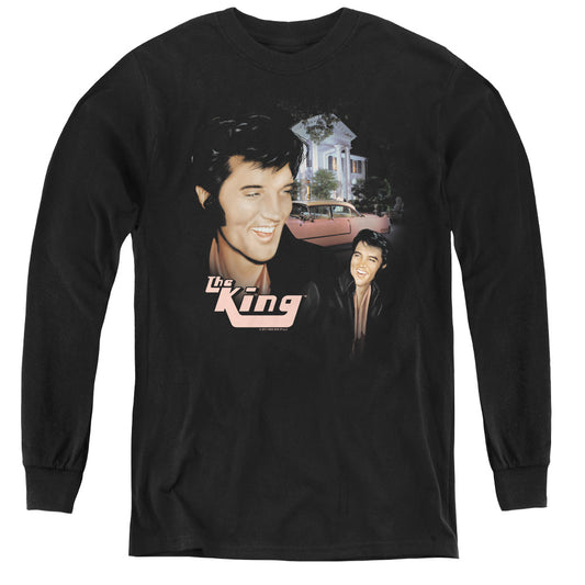 ELVIS PRESLEY : HOME SWEET HOME L\S YOUTH BLACK XL