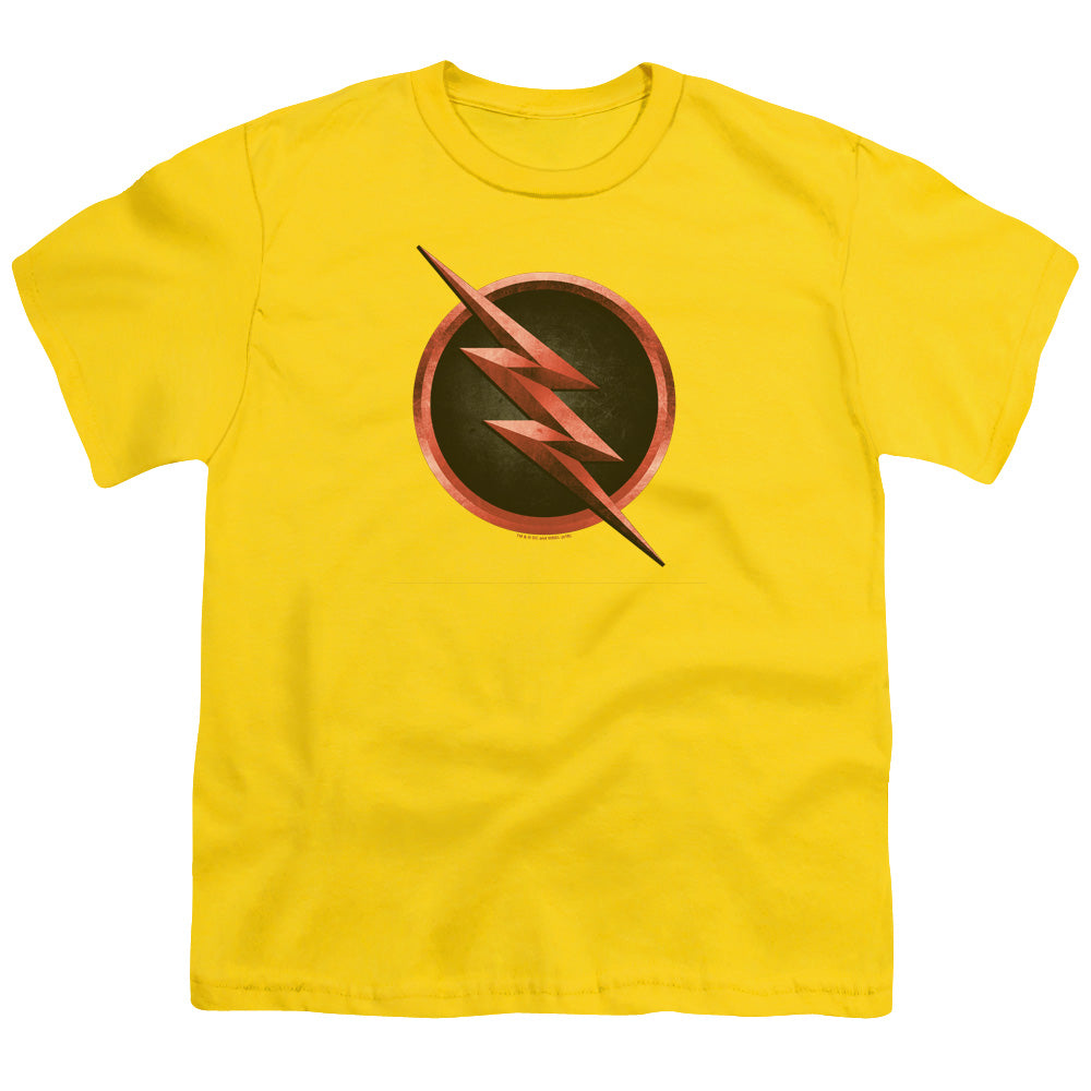FLASH : REVERSE FLASH LOGO S\S YOUTH 18\1 Yellow MD