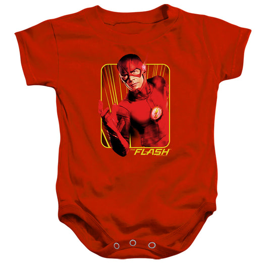 FLASH TV SERIES : BARRY BOLTS INFANT SNAPSUIT Red LG (18 Mo)