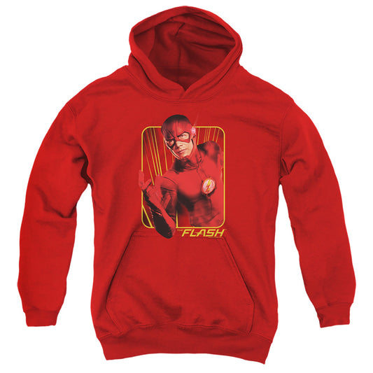 FLASH TV SERIES : BARRY BOLTS YOUTH PULL OVER HOODIE Red LG