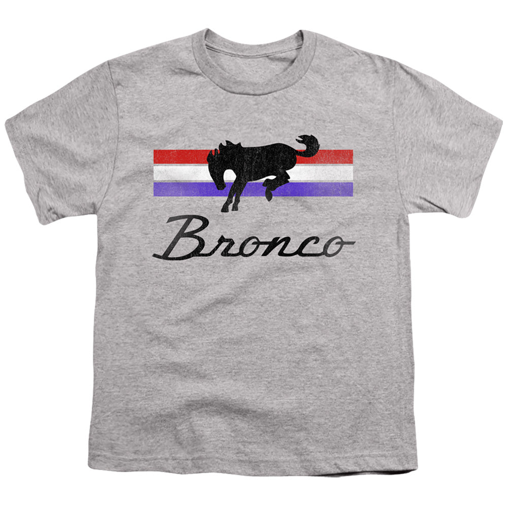 FORD BRONCO : BRONCO STRIPES S\S YOUTH 18\1 Athletic Heather XL