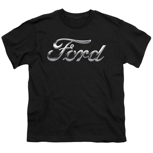 FORD : CHROME FORD LOGO S\S YOUTH 18\1 Black XS