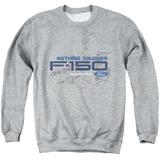 FORD TRUCKS : ENGINE SCHEMATIC ADULT CREW SWEAT Athletic Heather MD