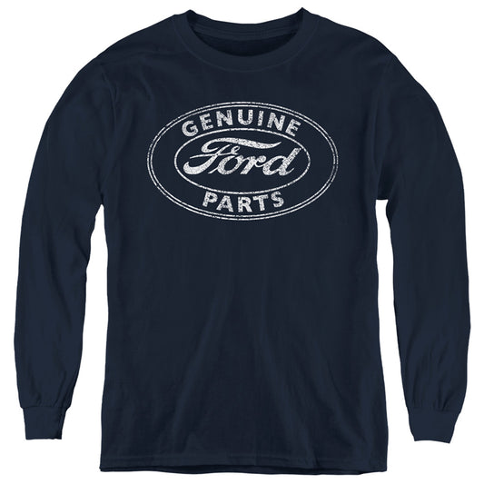 FORD : GENUINE PARTS L\S YOUTH Navy LG