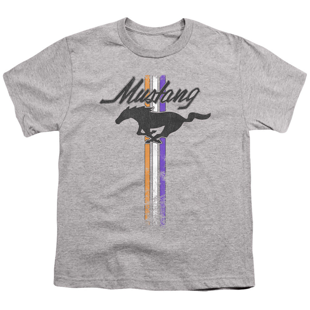 FORD MUSTANG : MUSTANG STRIPES S\S YOUTH 18\1 Athletic Heather XS