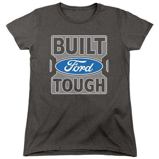 FORD TRUCKS : BUILT FORD TOUGH WOMENS SHORT SLEEVE Charcoal MD
