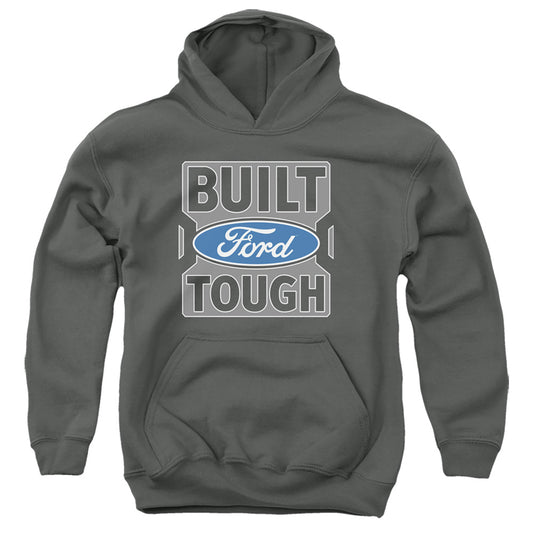 FORD TRUCKS : BUILT FORD TOUGH YOUTH PULL OVER HOODIE Charcoal LG