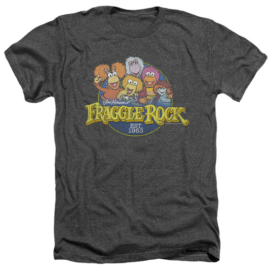 FRAGGLE ROCK : CIRCLE LOGO ADULT HEATHER Charcoal MD