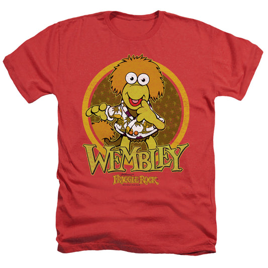 FRAGGLE ROCK : WEMBLEY CIRCLE ADULT HEATHER Red 2X