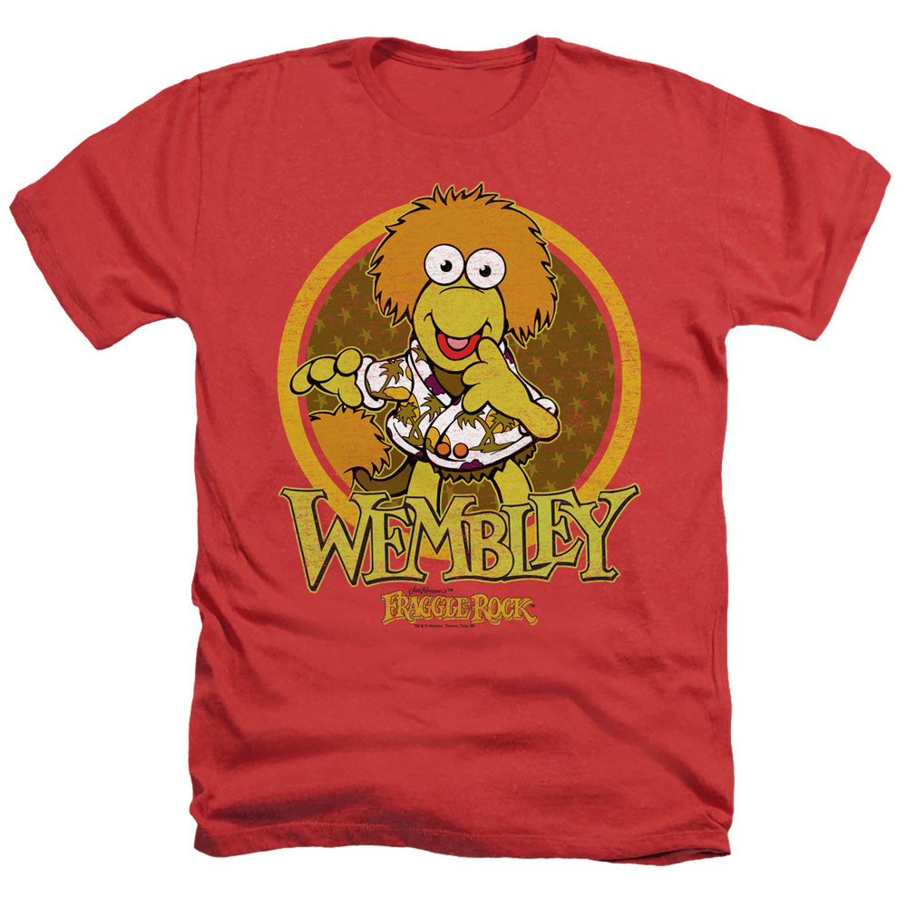 FRAGGLE ROCK : WEMBLEY CIRCLE ADULT HEATHER Red SM