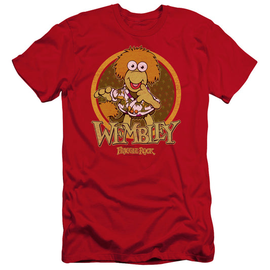 FRAGGLE ROCK : WEMBLEY CIRCLE PREMIUM CANVAS ADULT SLIM FIT 30\1 RED MD