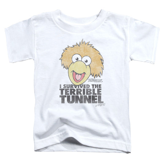 FRAGGLE ROCK : TERRIBLE TUNNEL S\S TODDLER TEE White LG (4T)