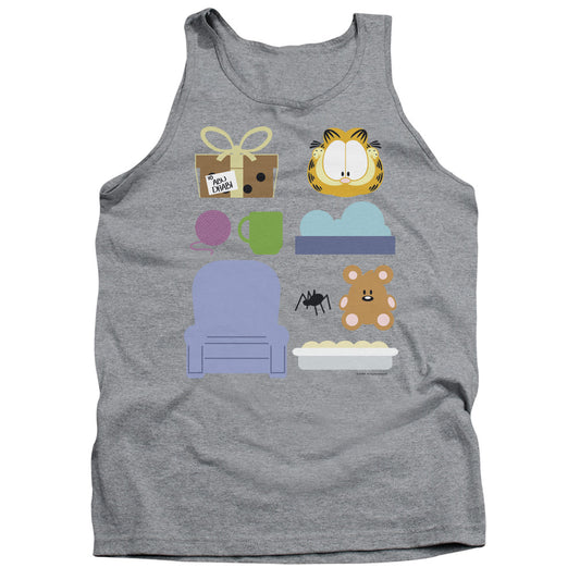 GARFIELD : GIFT SET ADULT TANK Athletic Heather MD