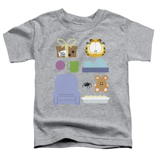 GARFIELD : GIFT SET S\S TODDLER TEE Athletic Heather LG (4T)