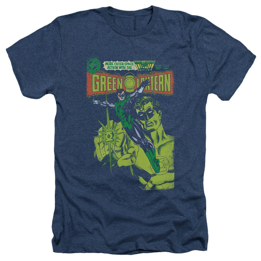 GREEN LANTERN : VINTAGE COVER ADULT HEATHER NAVY MD