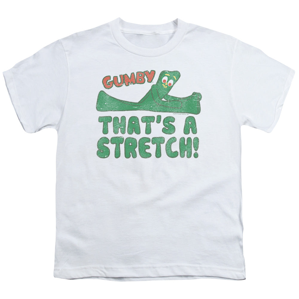 GUMBY : THAT'S A STRETCH S\S YOUTH 18\1 White LG