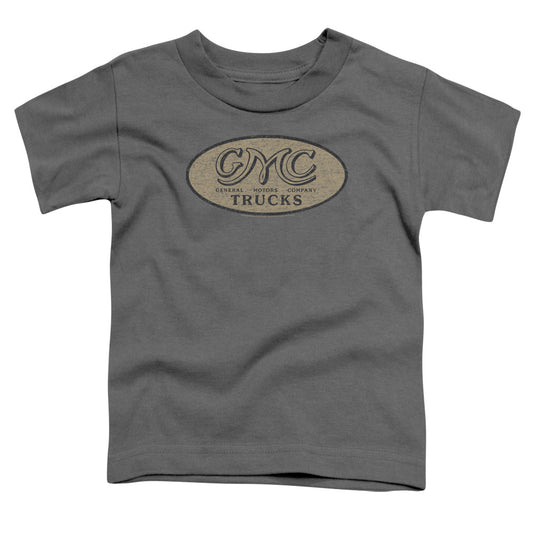 GMC : VINTAGE OVAL LOGO S\S TODDLER TEE Charcoal SM (2T)