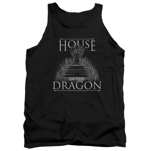 HOUSE OF THE DRAGON : SWORD THRONE ADULT TANK Black MD