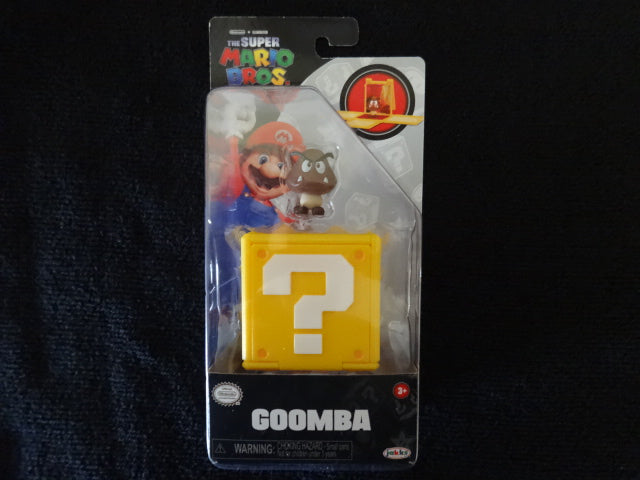Goomba with Question Block Super Mario Movie 1 Inch Figure