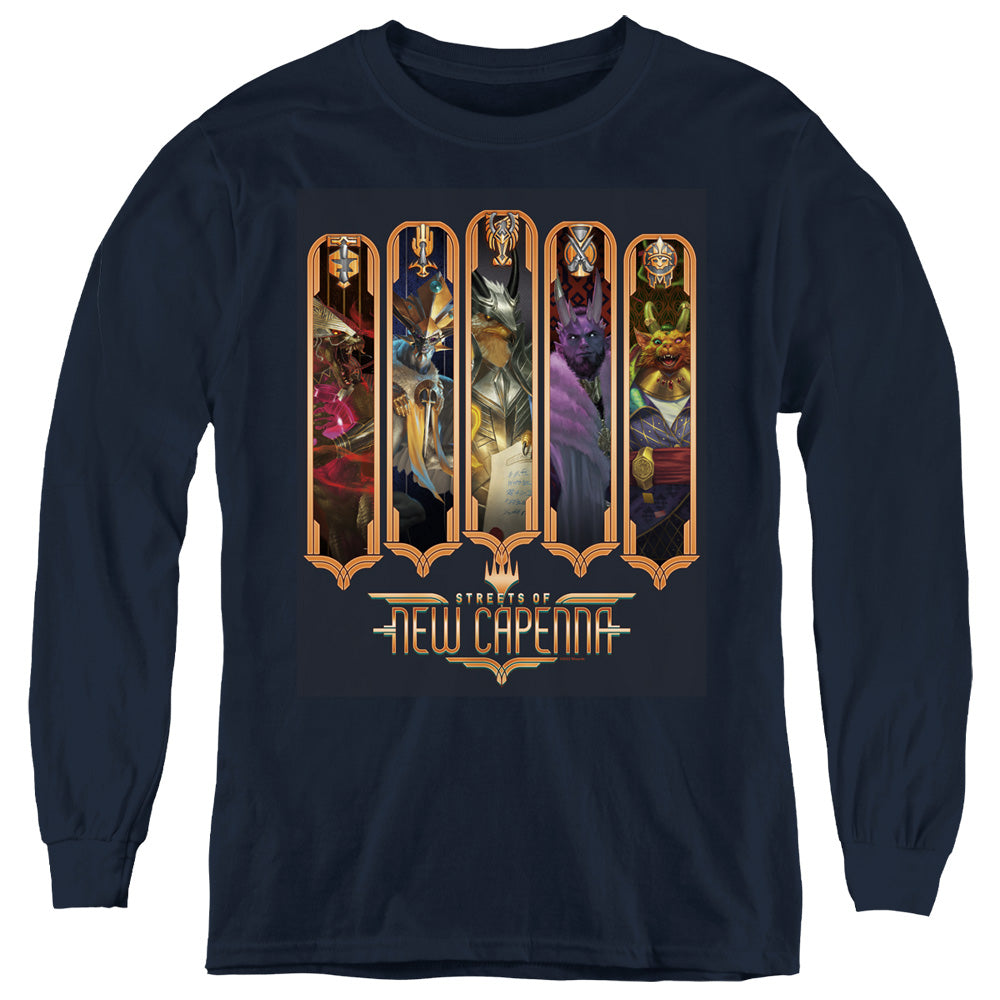 MAGIC THE GATHERING : THE FIVE HOUSES L\S YOUTH Navy XL