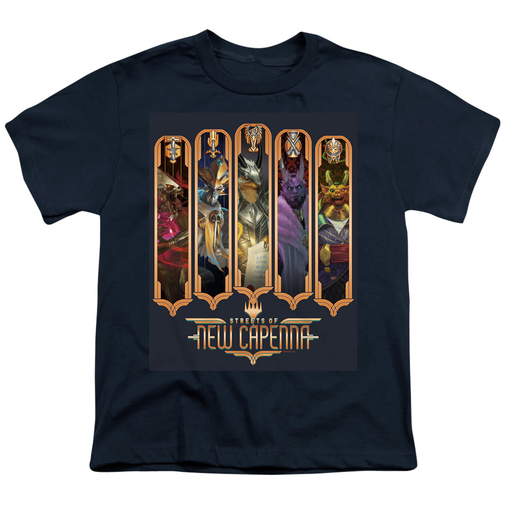 MAGIC THE GATHERING : THE FIVE HOUSES S\S YOUTH 18\1 Navy XL
