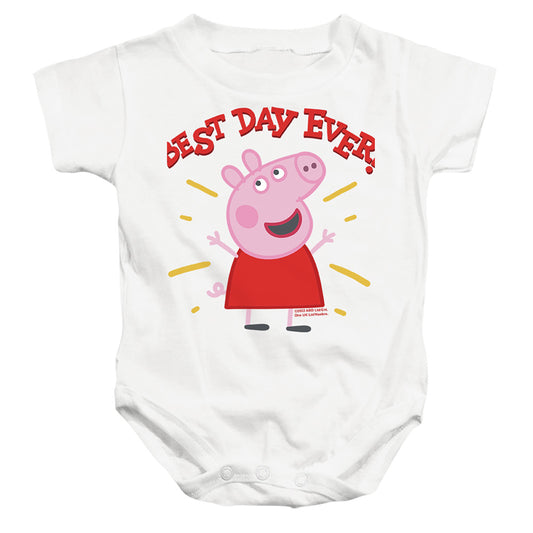 PEPPA PIG : BEST DAY EVER INFANT SNAPSUIT White MD (12 Mo)