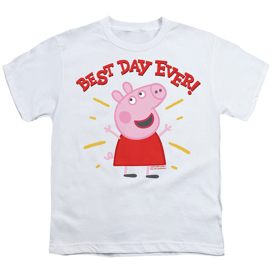 PEPPA PIG : BEST DAY EVER S\S YOUTH 18\1 White MD