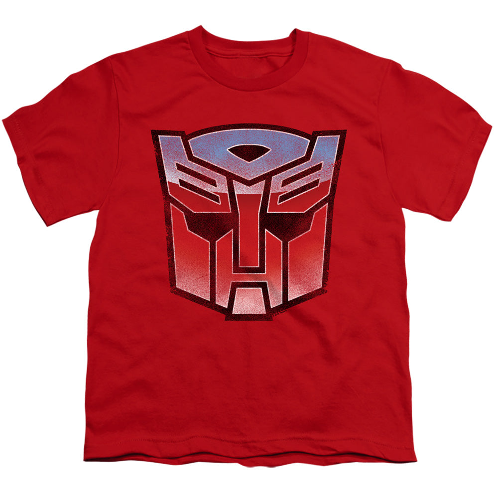 TRANSFORMERS : VINTAGE AUTOBOT LOGO S\S YOUTH 18\1 Red LG