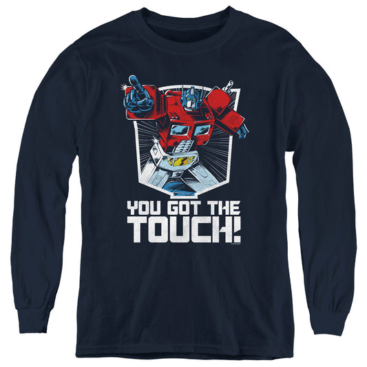 TRANSFORMERS : YOU GOT THE TOUCH L\S YOUTH Navy LG