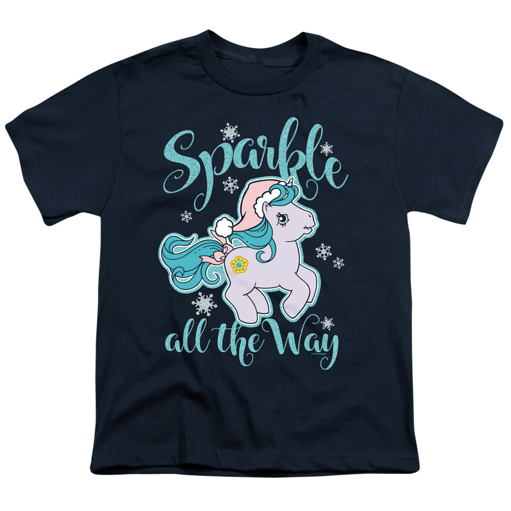 MY LITTLE PONY RETRO : SPARKLE ALL THE WAY S\S YOUTH 18\1 Navy LG