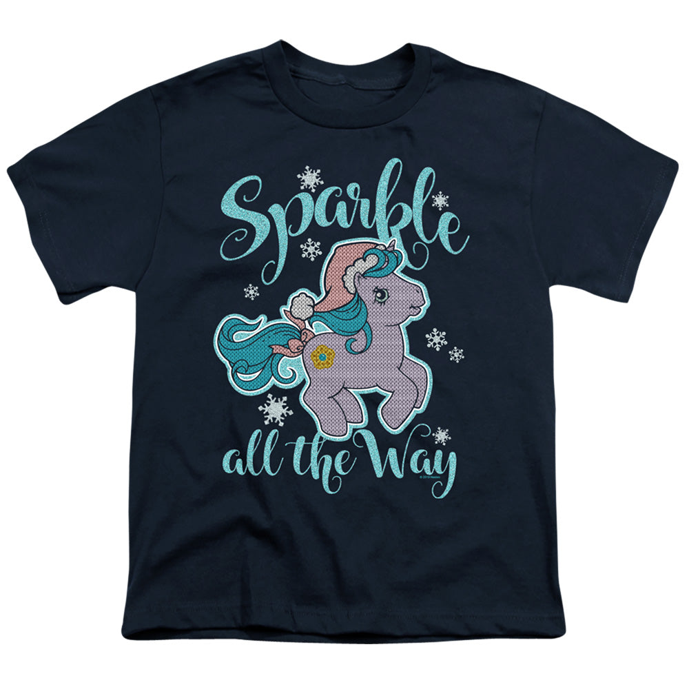 MY LITTLE PONY RETRO : SPARKLE ALL THE WAY 2 S\S YOUTH 18\1 Navy XS