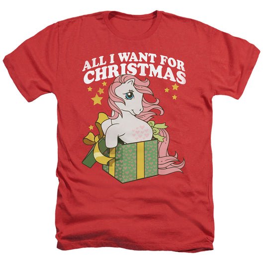 MY LITTLE PONY RETRO : ALL I WANT ADULT HEATHER Red 2X
