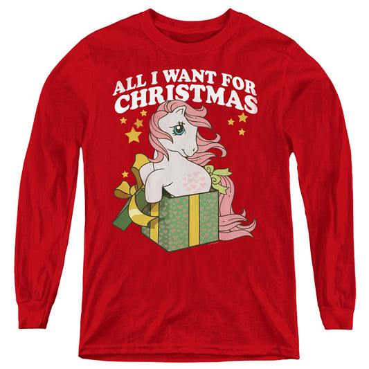 MY LITTLE PONY RETRO : ALL I WANT L\S YOUTH Red LG