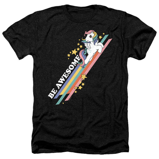 MY LITTLE PONY RETRO : BE AWESOME ADULT HEATHER Black 2X