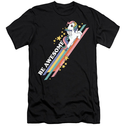 MY LITTLE PONY RETRO : BE AWESOME  PREMIUM CANVAS ADULT SLIM FIT 30\1 Black 2X