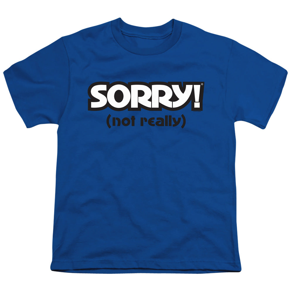 SORRY : NOT SORRY S\S YOUTH 18\1 Royal Blue SM