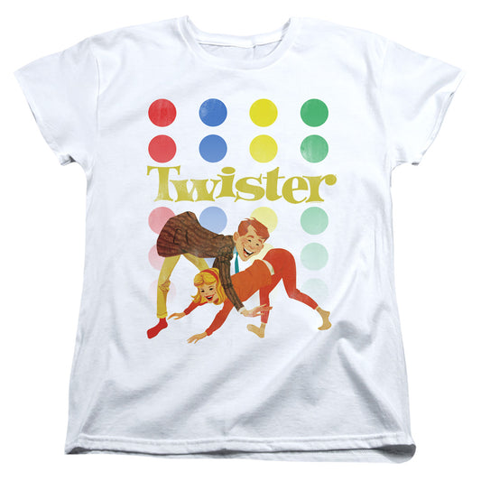TWISTER : OLD SCHOOL TWISTER WOMENS SHORT SLEEVE White MD