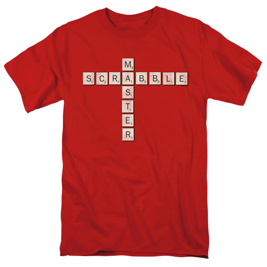 SCRABBLE : SCRABBLE MASTER S\S ADULT 18\1 Red 2X