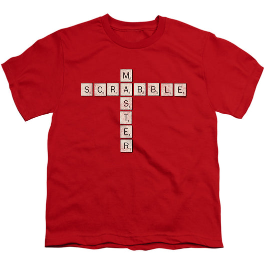 SCRABBLE : SCRABBLE MASTER S\S YOUTH 18\1 Red XL