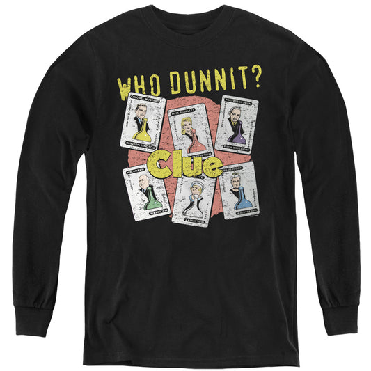 CLUE : WHO DUNNIT L\S YOUTH Black XL