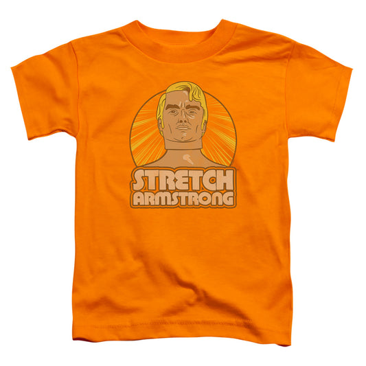 STRETCH ARMSTRONG : ARMSTRONG BADGE S\S TODDLER TEE Orange LG (4T)