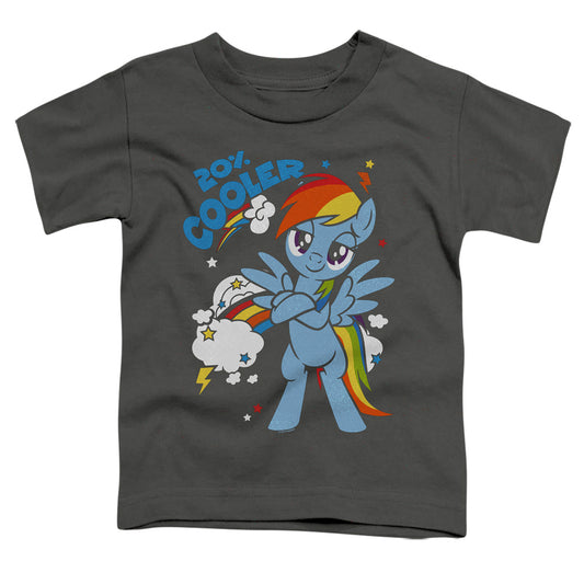 MY LITTLE PONY TV : 20 PERCENT COOLER TODDLER SHORT SLEEVE Charcoal XL (5T)