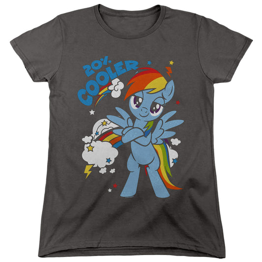 MY LITTLE PONY TV : 20 PERCENT COOLER WOMENS SHORT SLEEVE Charcoal MD
