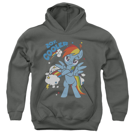 MY LITTLE PONY TV : 20 PERCENT COOLER YOUTH PULL OVER HOODIE Charcoal XL