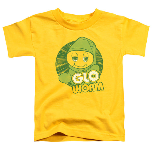 GLO WORM : GLO WORM S\S TODDLER TEE Yellow LG (4T)