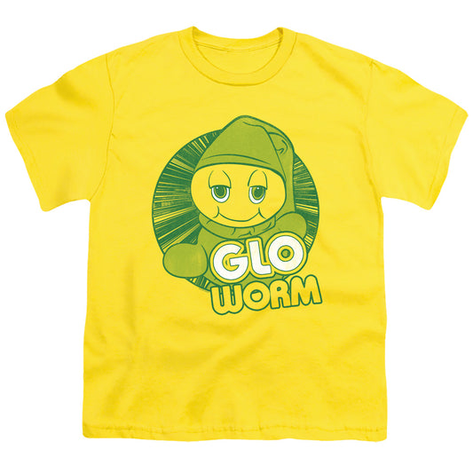 GLO WORM : GLO WORM S\S YOUTH 18\1 Yellow XL