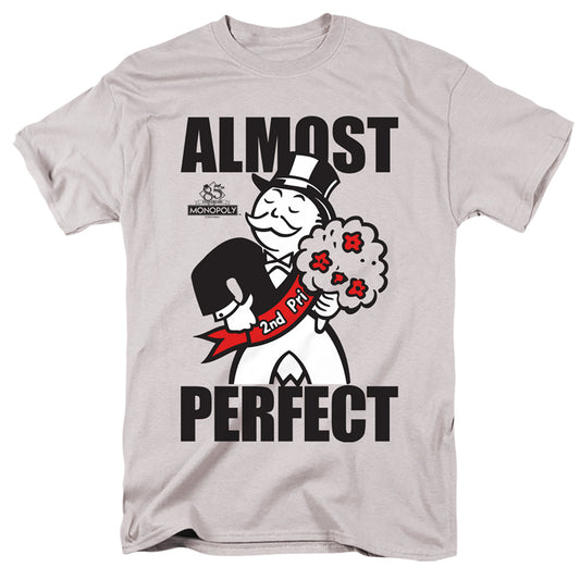 MONOPOLY : ALMOST PERFECT S\S ADULT 18\1 Silver LG