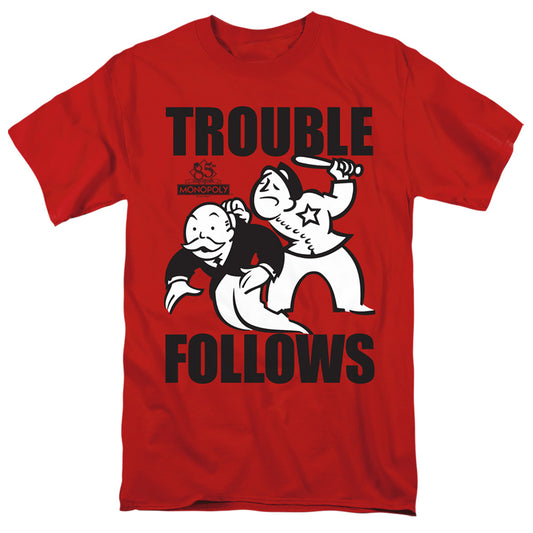 MONOPOLY : TROUBLE FOLLOWS S\S ADULT 18\1 Red 5X