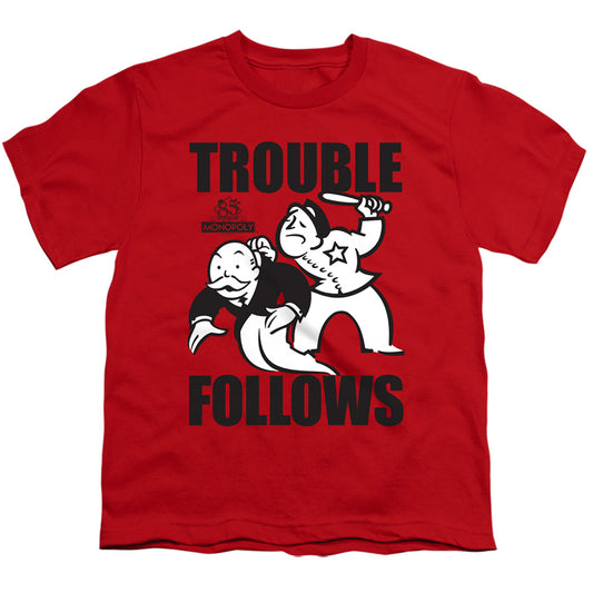 MONOPOLY : TROUBLE FOLLOWS S\S YOUTH 18\1 Red LG